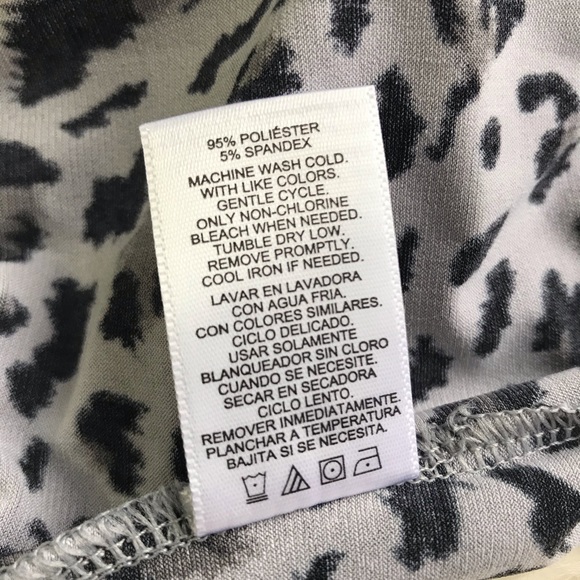 Sexy Leopard Print Wrap Dress Midi Size Medium Ellen Tracy Date Night or Work - Picture 10 of 14